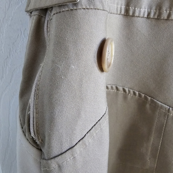 London Fog strapless trench coat dress. - Picture 9 of 10